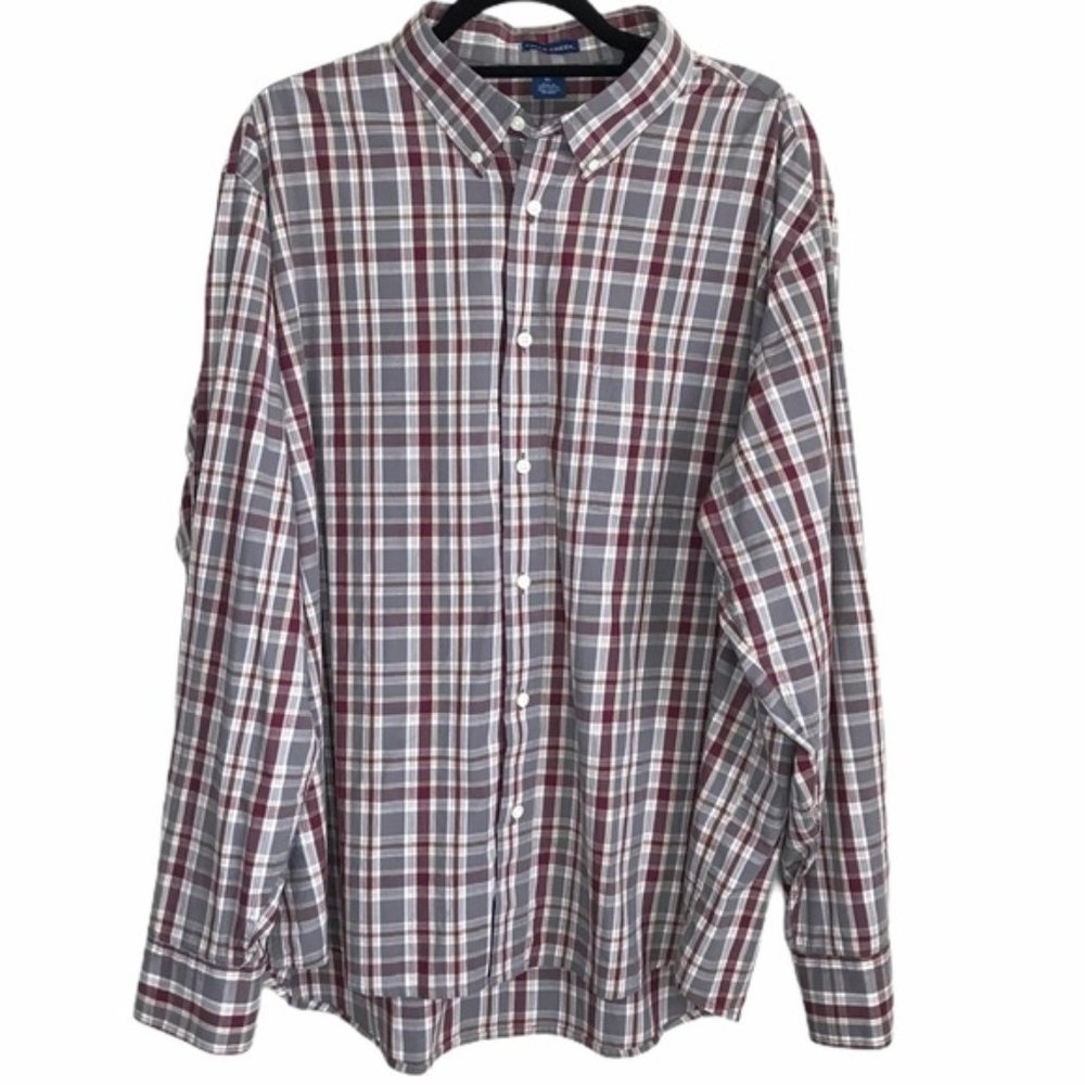 FALL CREEK Plaid Button Down Casual Shirt Size XL